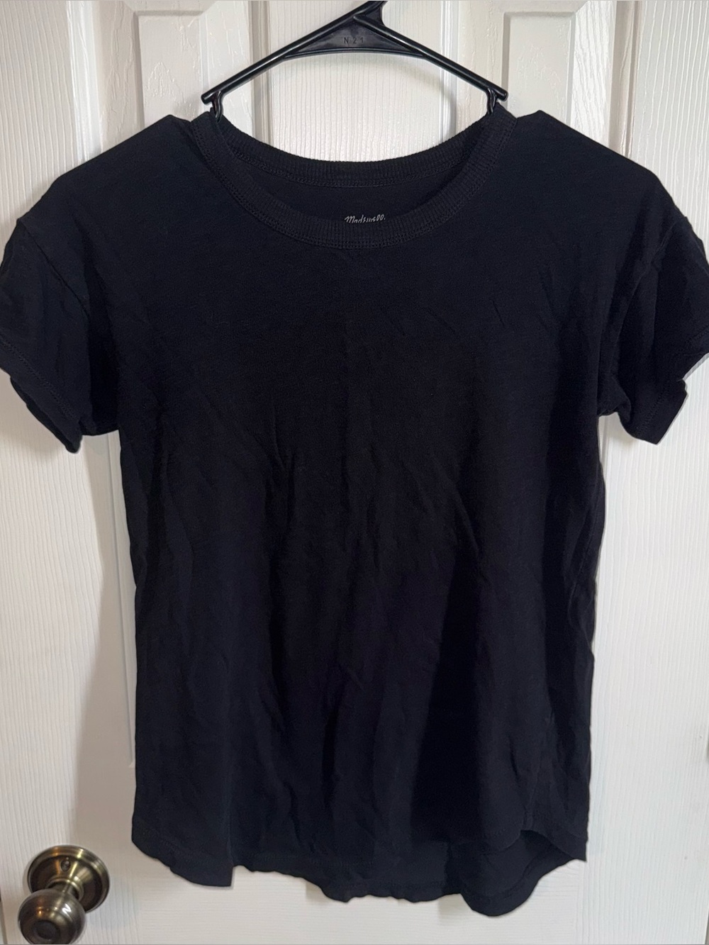 Madewell Black Short Sleeve Crew Tee